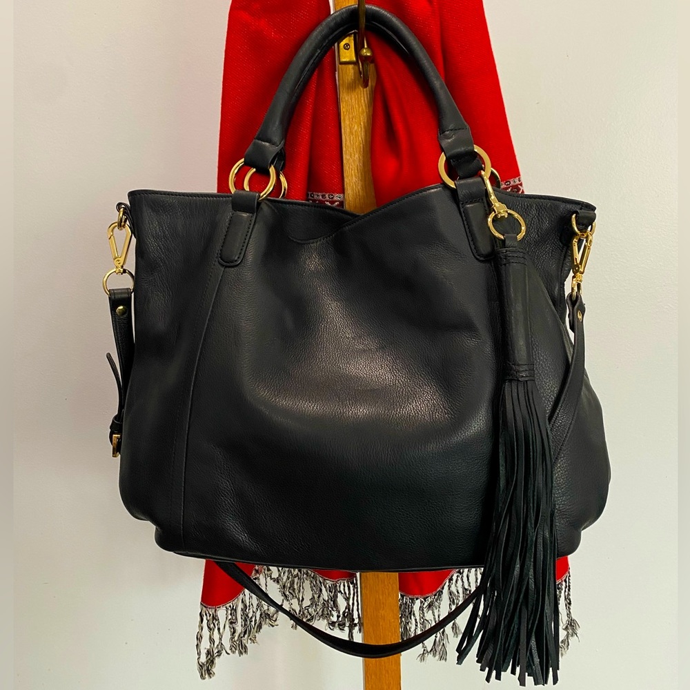 Black oversized bag